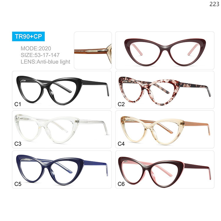 2020-27 TR+CP Computer Anti Blue Ray Optical Eyeglasses with Custom Logo (1)