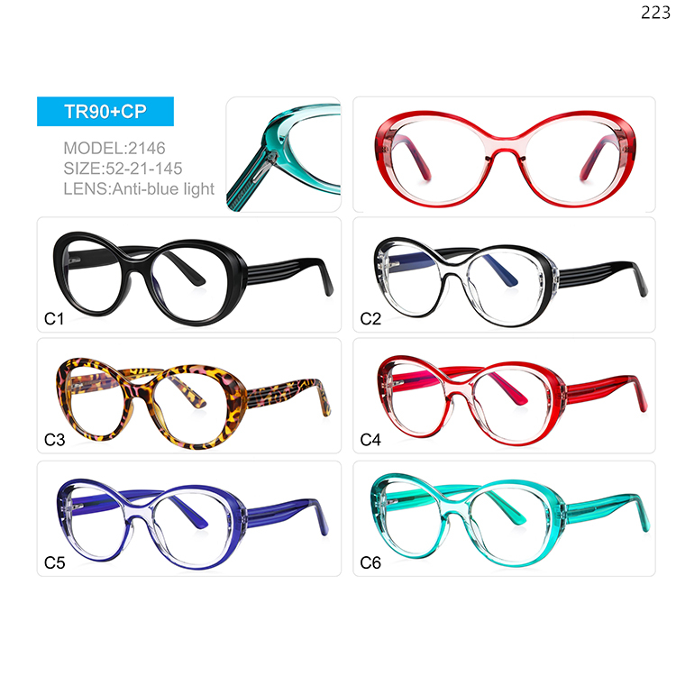 2144-48 Ready Stock Wholesale Big Frame Blue Light Filter Glasses with Metal Spring Hinge (4)