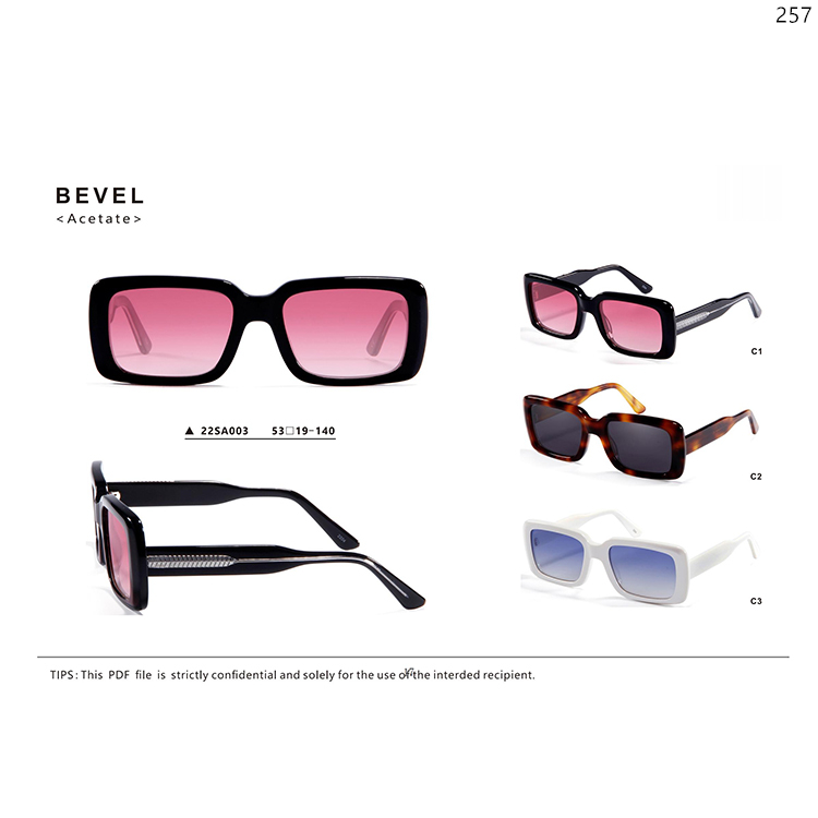 22SA001-005 High Quality Acetate Polarized Designer Sun Glasses Sunnies Lunettes de soleil (3)