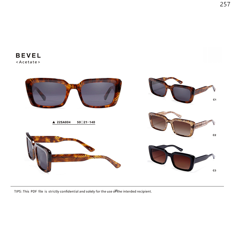 22SA001-005 High Quality Acetate Polarized Designer Sun Glasses Sunnies Lunettes de soleil (4)