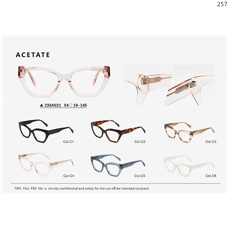 23SA019-SM011S Custom Logo Acetate Polarized Sunglasses In Stock with UV Protection (4)