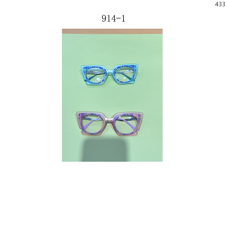 2412 Elegant Style Women Eyeglass Frames With Custom Logo Package armações ópticas (6)