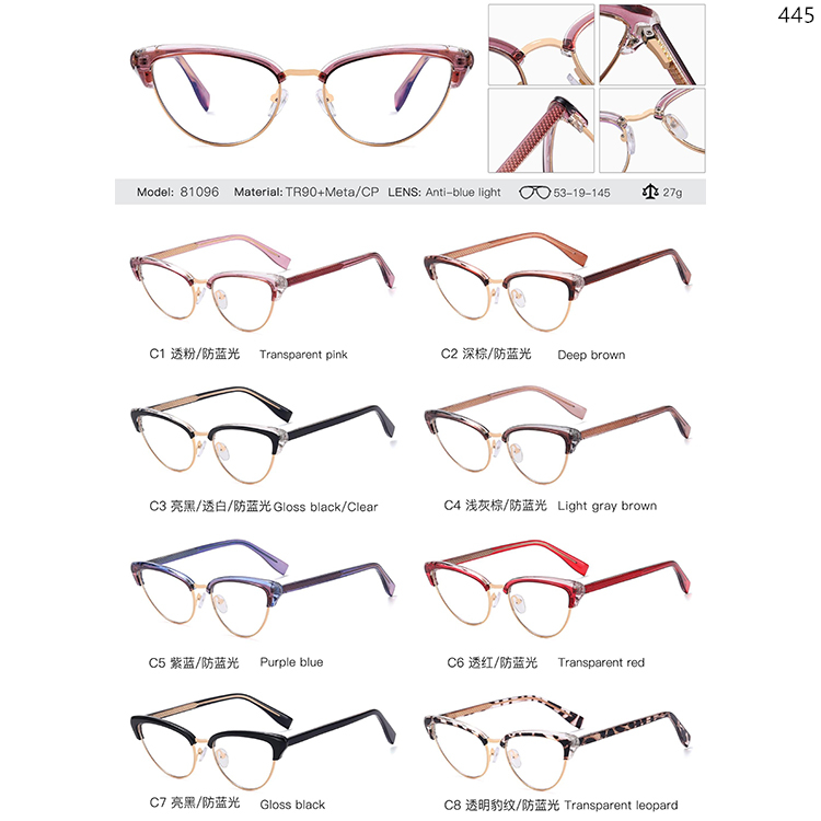 81007-1062 Fashion CP Material Optical Glasses With Cateye Frame (5)