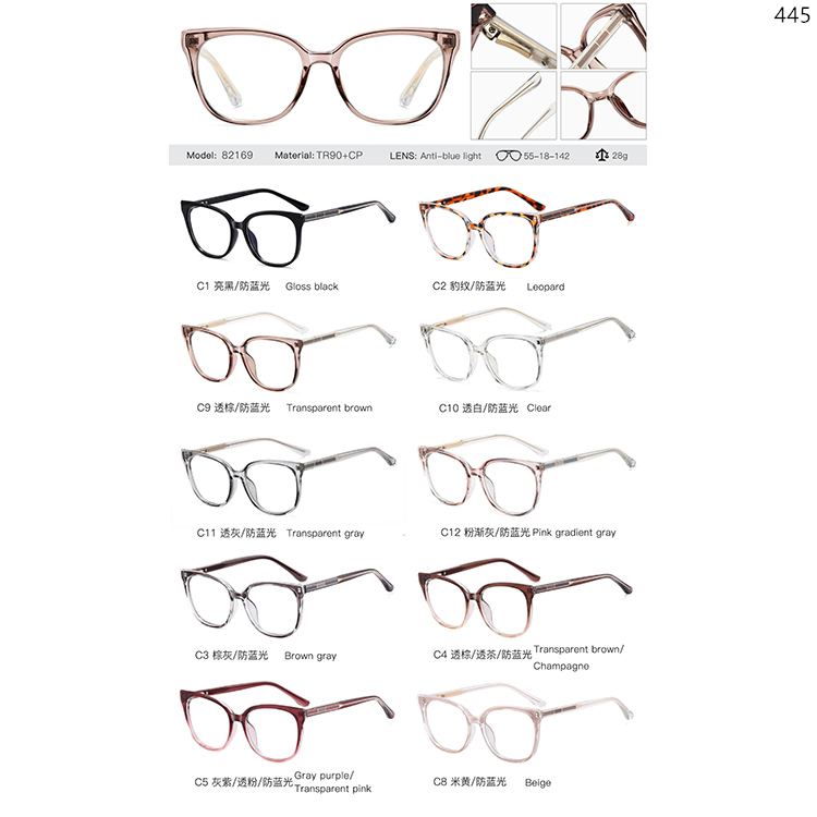 82097-82171 Metal Spring Hinge Optical Eyewear Frame armações ópticas  (3)