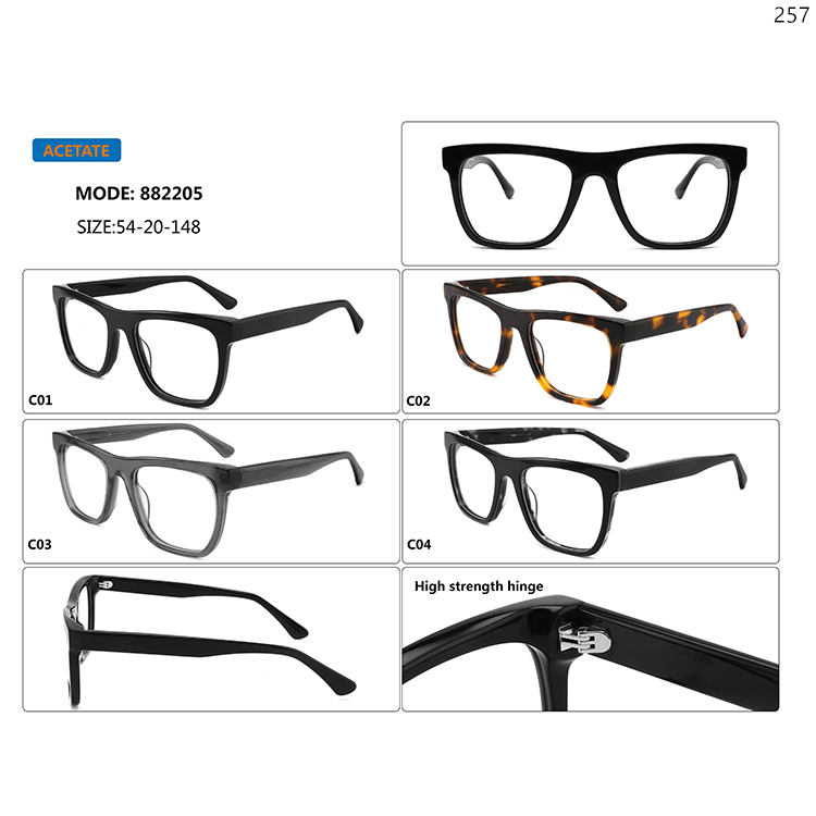 882201-05 Acetate Thick-framed Optical Glasses Optiká Gyalía with High Strength Metal Hinge (2)