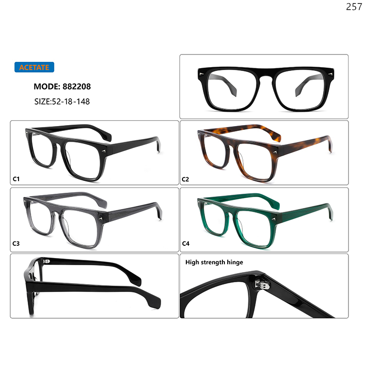 882206-10 Fashionable Goods In Stock Acetate Optical Wear with Simple Color Design (3)