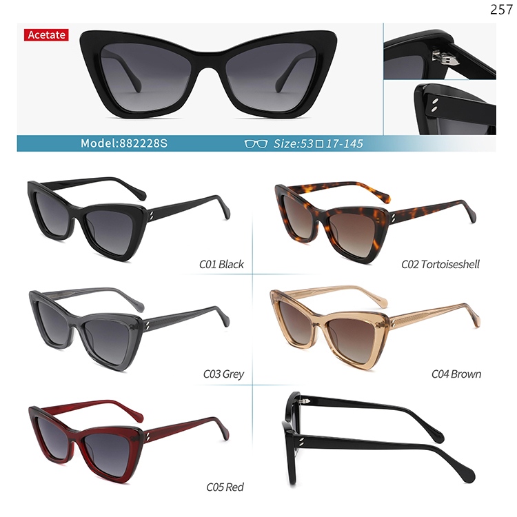 882225S-29S Stylish Polarized Acetate Sunglasses for Long Distance Driving and Outdoor Play (4)