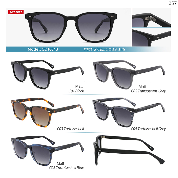 CO1001S-05S Outdoor Polarized Acetate Sun Glasses Sunnies with Wholesale Custom Logo (4)