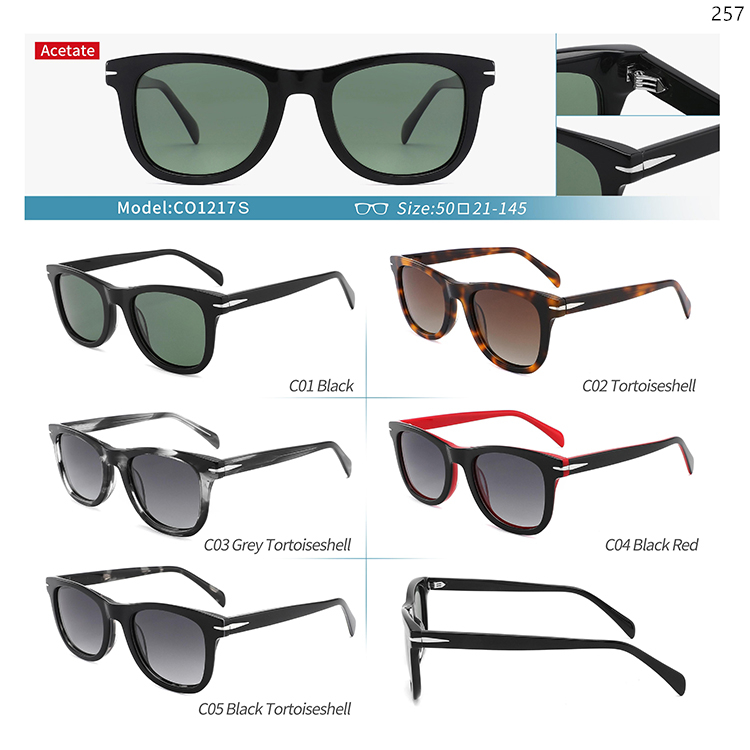 CO1216S-A1439S Fashion Acetate Laser Logo Sunglasses Sun Shades Sonnenbrillen Großhandel (2)