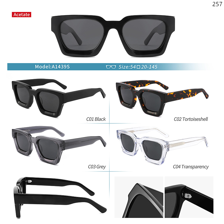 CO1216S-A1439S Fashion Acetate Laser Logo Sunglasses Sun Shades Sonnenbrillen Großhandel