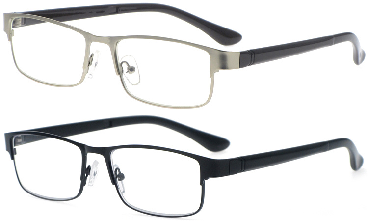 DRM164005 Sleek Black Metal Rectangle Eye r ( (5)