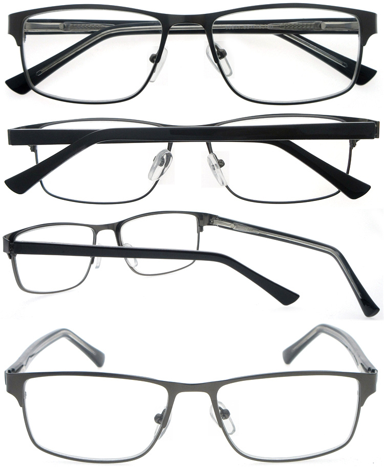 DRM164007 Full frame Metal Reading Glasses With Men Des ( (5)