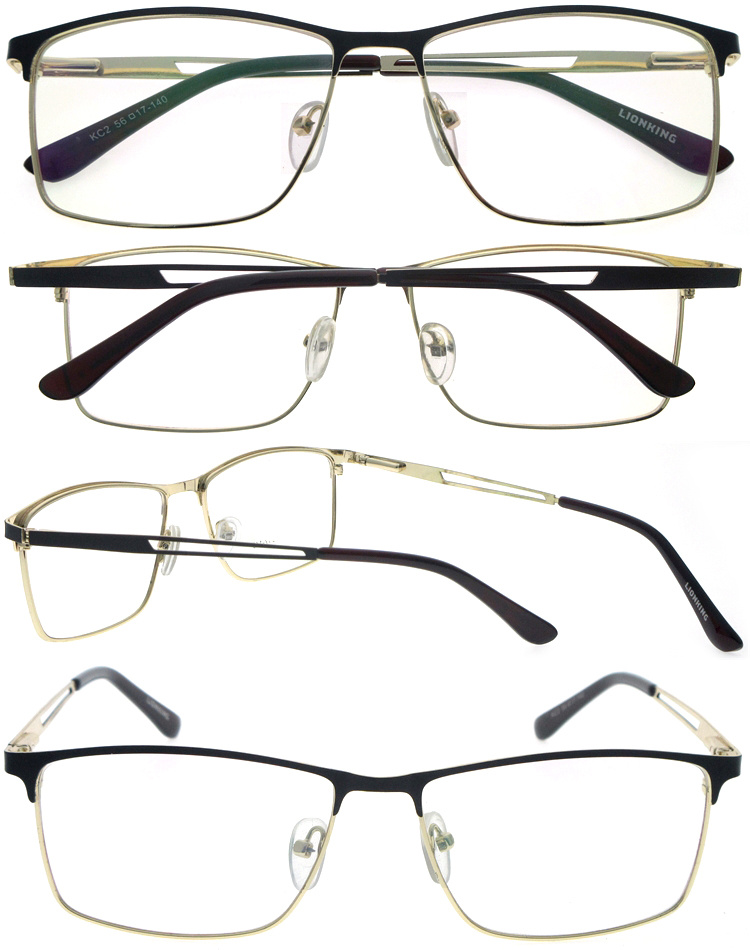 DRM164053 Metal Custom Reading Glasses Anti Blue Light Glasses (5)