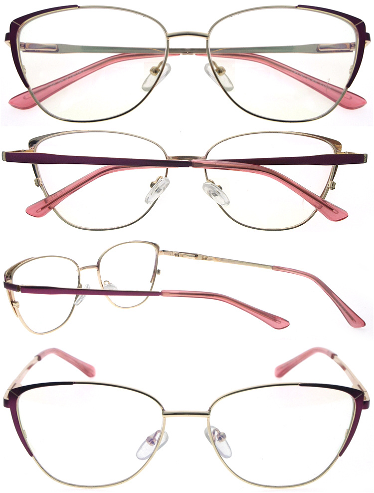 DRM164060 Ladies Design Custom Wholesale Metal Reading Glasses with Metal Sprign Hinges (5)