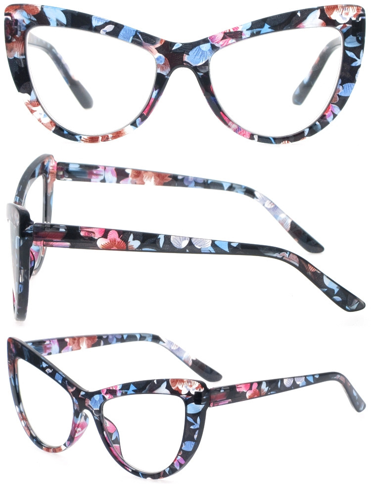 DRP102280 High Quality Reading Glasses Frame With Tortoise Pattern (1)