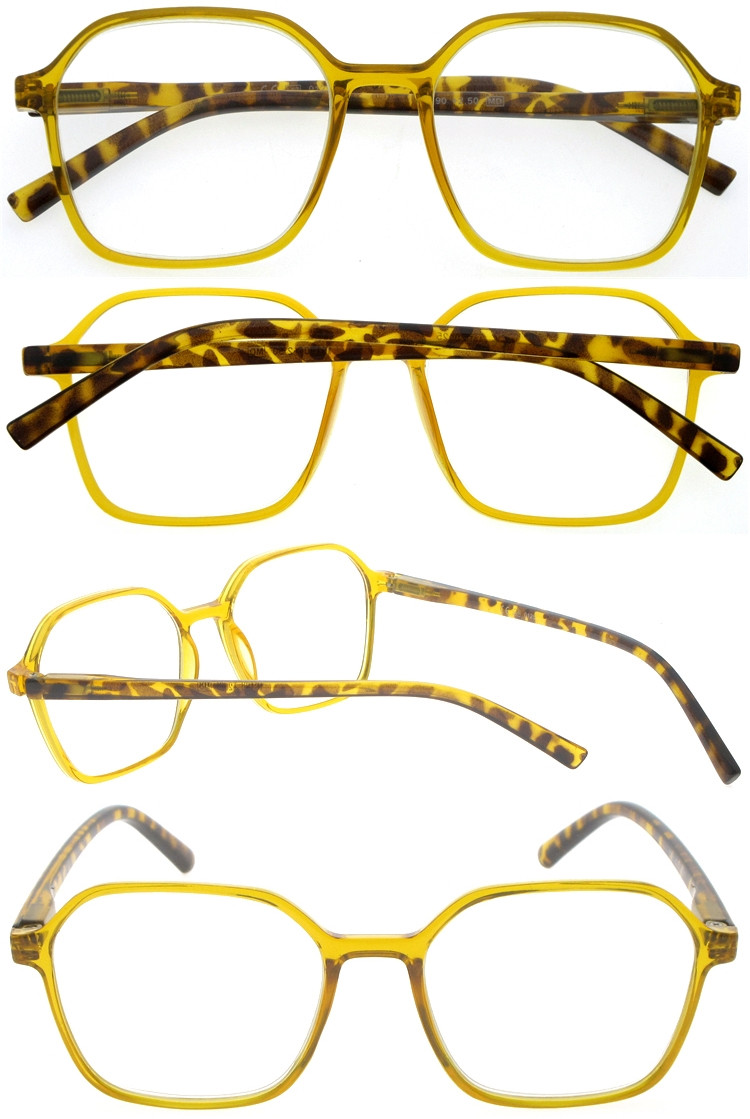 DRP102284 High Power Reading Glasses With Transparent Color (3)