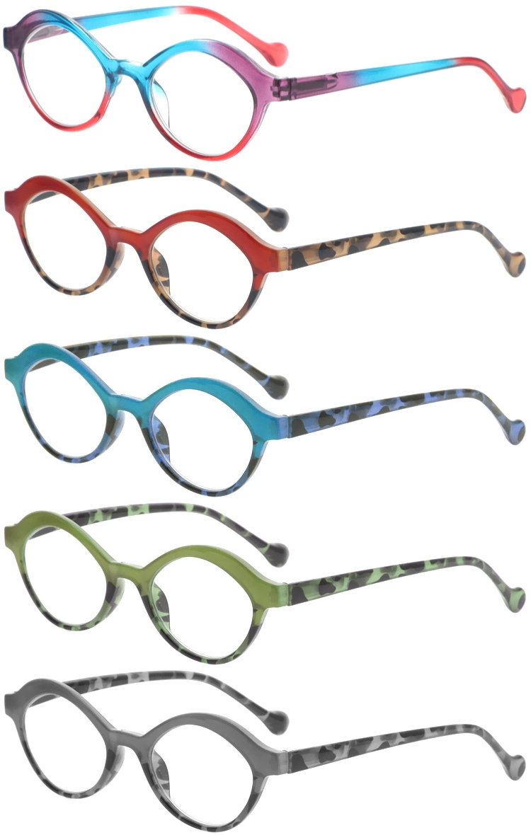 DRP102285 Granny Reading Glasses Gradient Color Frame  (1)