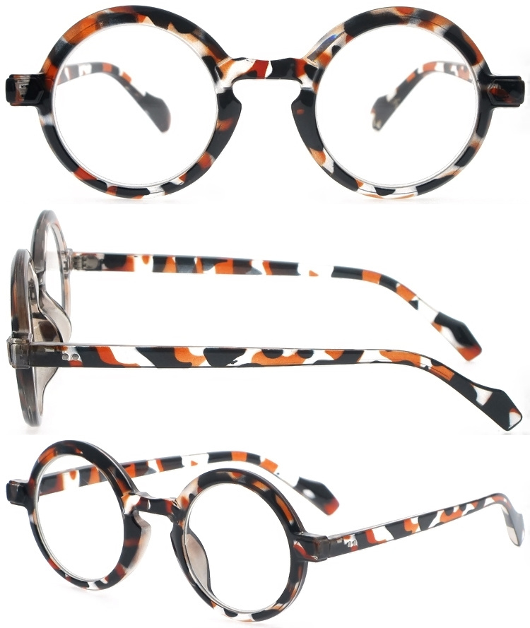 DRP102289 Vintage Round Shape Presbyopia Reading Glasses Lesebrille (1)