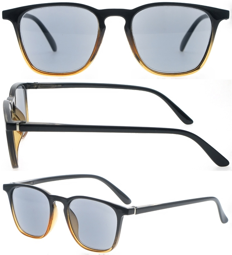 DRP102307 Customizable Gradient Frame Color Plastic Sun Reader (1)