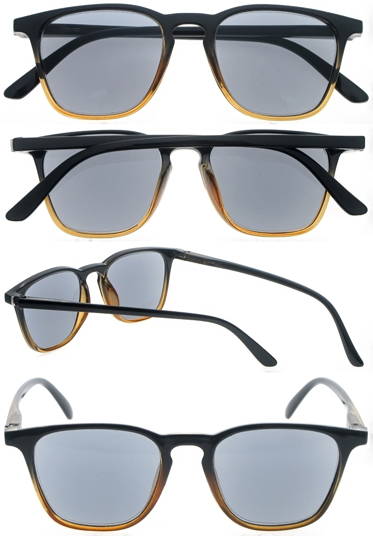 DRP102307 Customizable Gradient Frame Color Plastic Sun Reader (2)