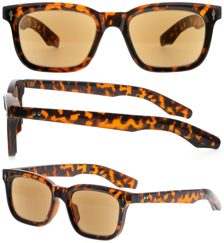 DRP102328 Unisex Rectangle PC Sun Reading Glasse (1)