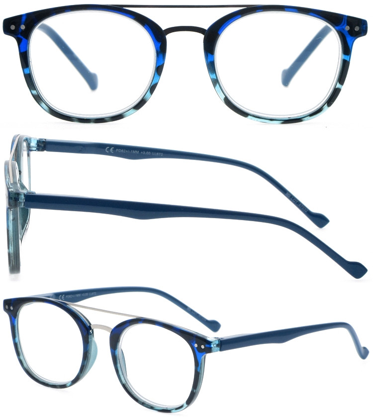 DRP127107 Brow Bar Frame Reading Glasses With Multiple Color  (1)