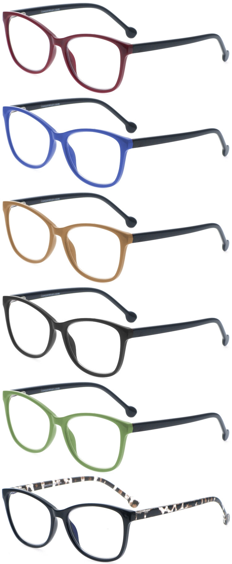 DRP127116 Beauty Style Women Reading Glasses With Cateye Frame (2)