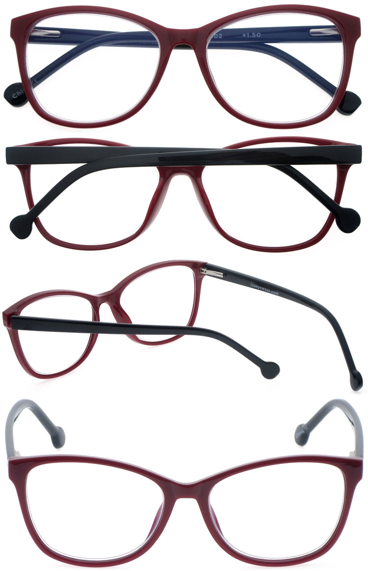 DRP127116 Beauty Style Women Reading Glasses With Cateye Frame (3)