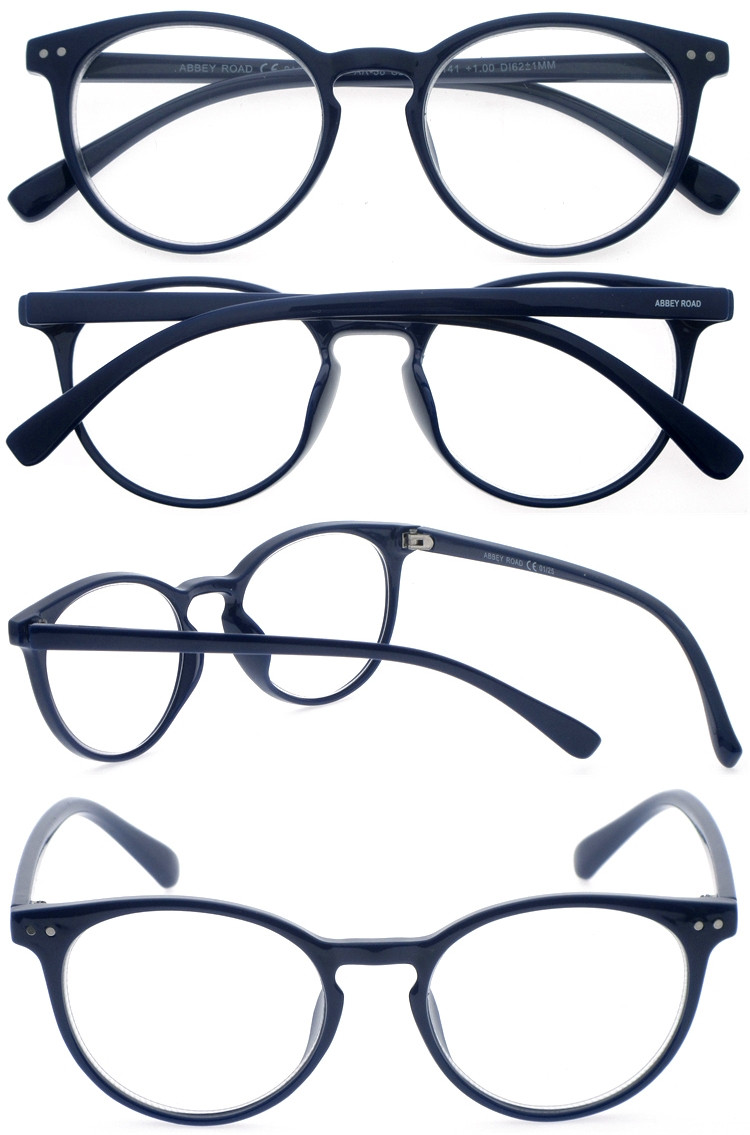 DRP127176 Retro Vintage Style Eyeglasses Reader With Double Color (3)