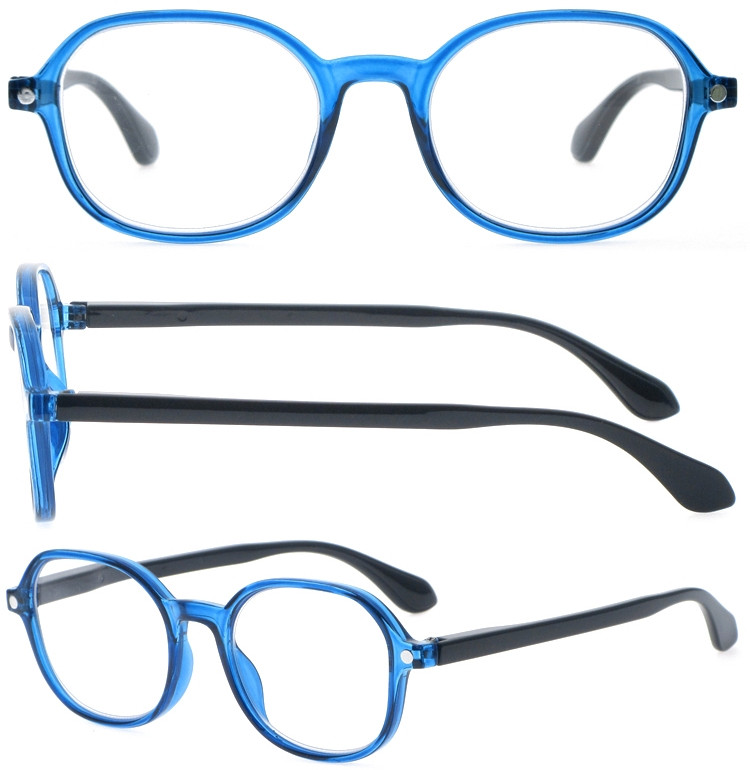 DRP127177 High Power Reading Glasses With Double-Color Pattern (1)