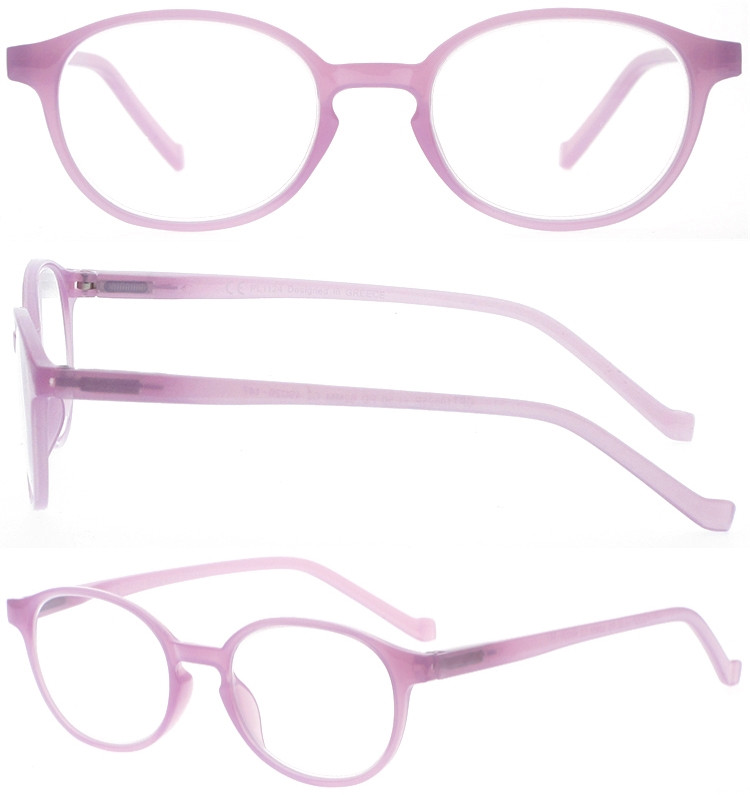 DRP127179 Round Frame Reading Glasses With Candy Color (1)