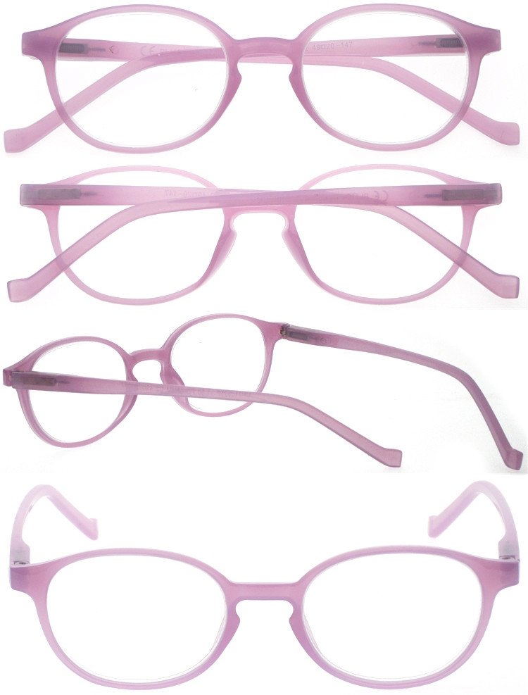 DRP127179 Round Frame Reading Glasses With Candy Color (3)