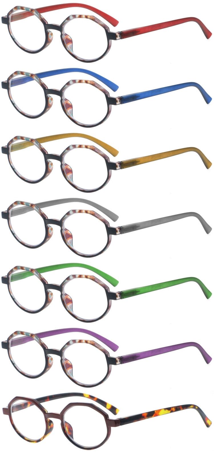 DRP127180 Oval Style Reading Glasses With Special Frame (2)