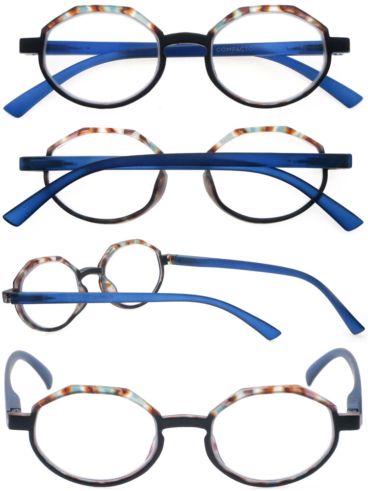DRP127180 Oval Style Reading Glasses With Special Frame (3)