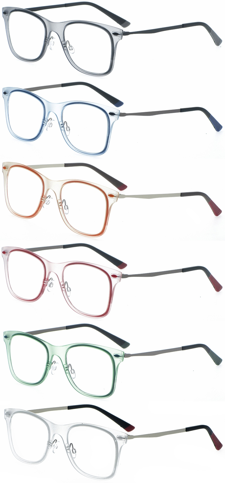 DRP131154 High Quality Unisex Plastic Presbyopia Reading Glasses Lesebrille with Metal Lges (2)