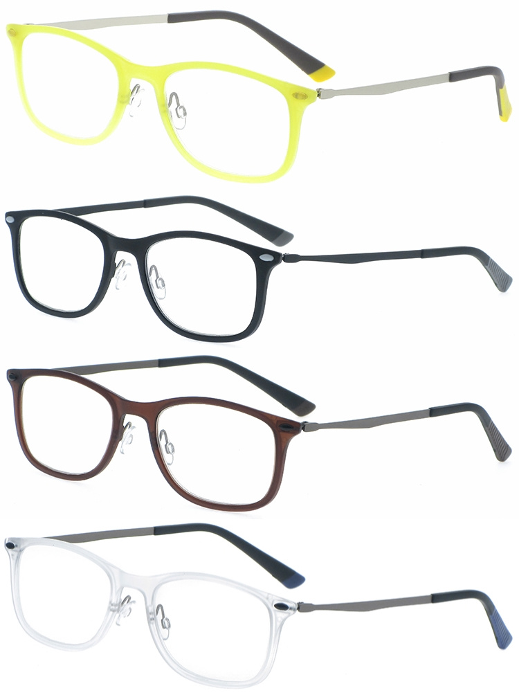 DRP131158 PC+Metal Reading Spectacles Magnifiers Reader with Adjustable Metal Nose Pads (2)