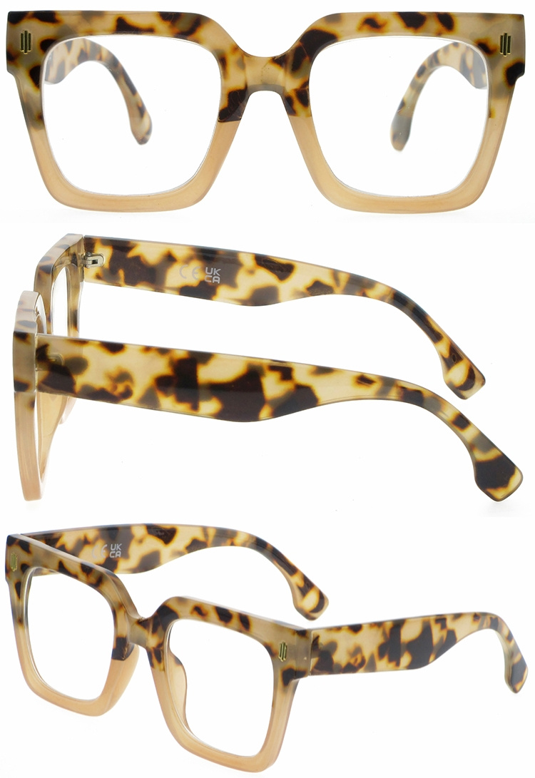 DRP131159 Wholesale Oversized Big Frame Plastic Custom Reading Glasses with Metal Hinge (1)