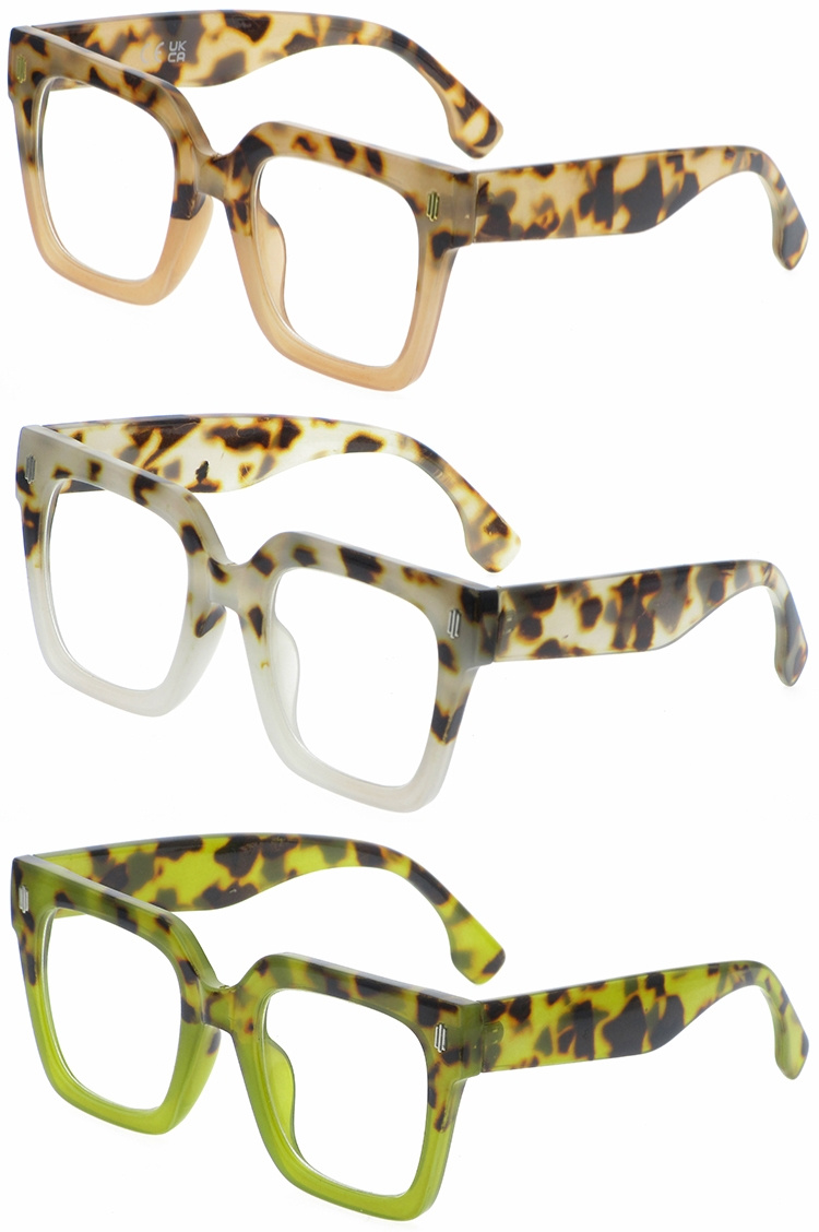 DRP131159 Wholesale Oversized Big Frame Plastic Custom Reading Glasses with Metal Hinge (2)