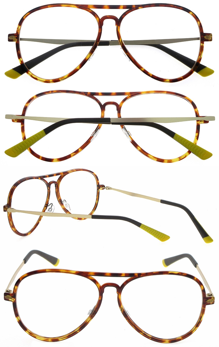 DRP131162 Double Bridge Oversized Wholesale Reading Glasses Specs Magnifiers PC with Metal Legs (3)