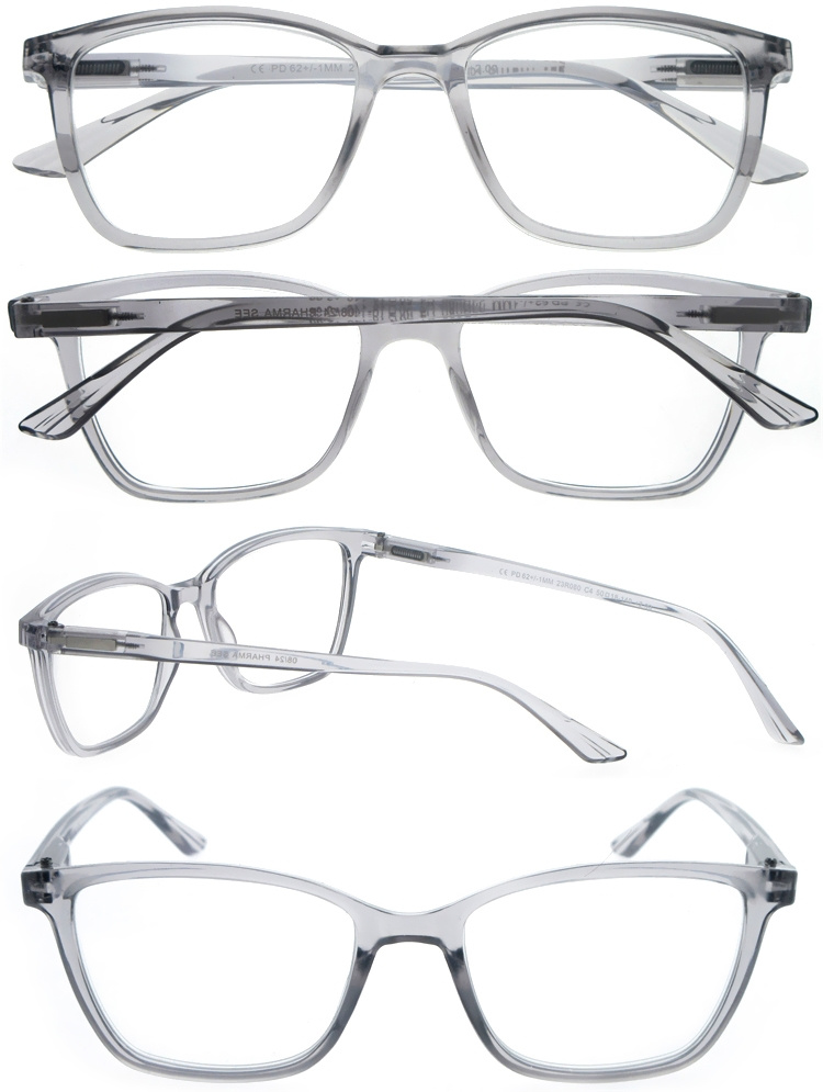 DRP317002 Wholesale Custom Plastic Reading Glasses with Crystal Frame (4)