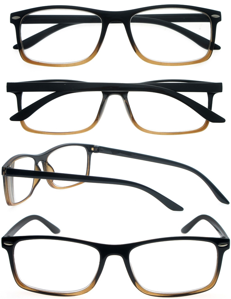 DRP317006 Unisex Rectangle PC Reading Glasses with Screw Hinges (4)