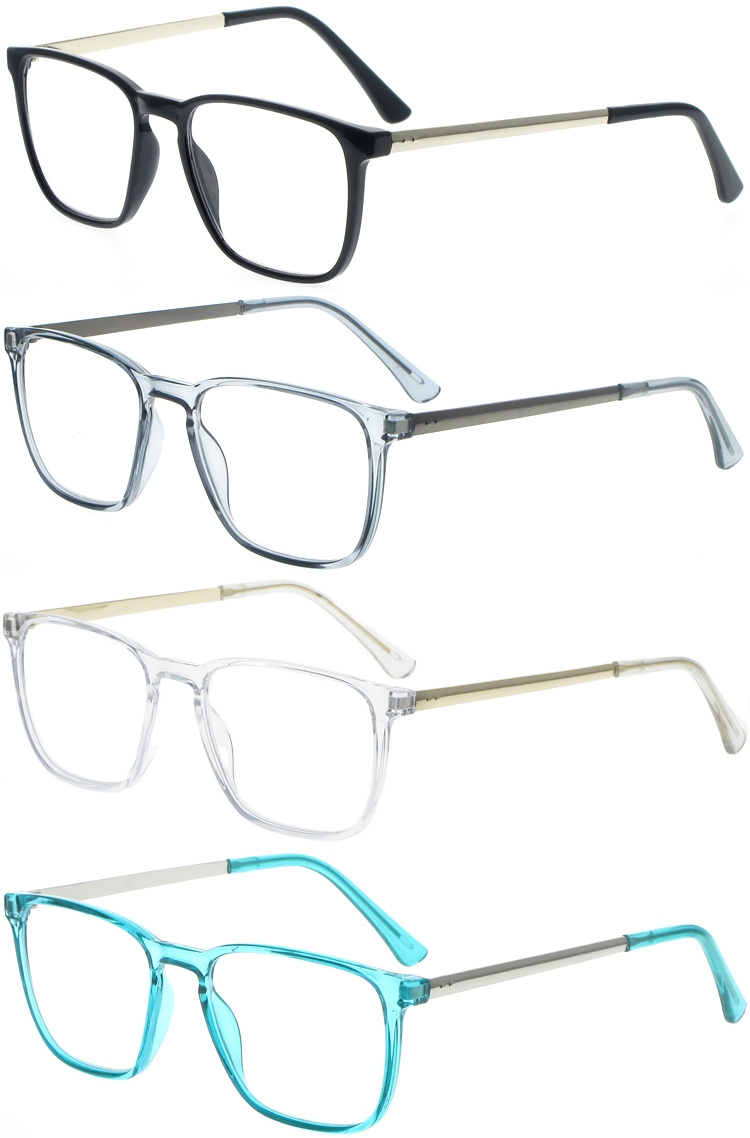 DRP317007 Vintage Oversized Frame PC+Metal Reading Glasses (2)
