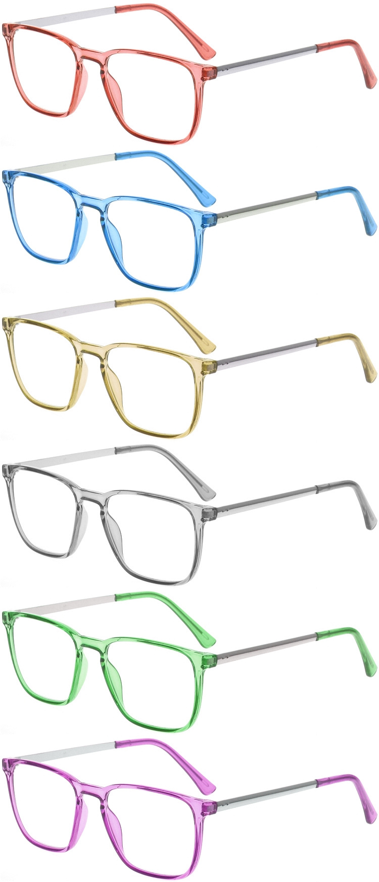 DRP317007 Vintage Oversized Frame PC+Metal Reading Glasses (3)