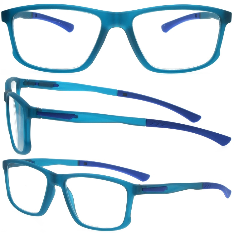 DRP317009 Unisex Double Colors Reading Glasses with Sports Design (1)