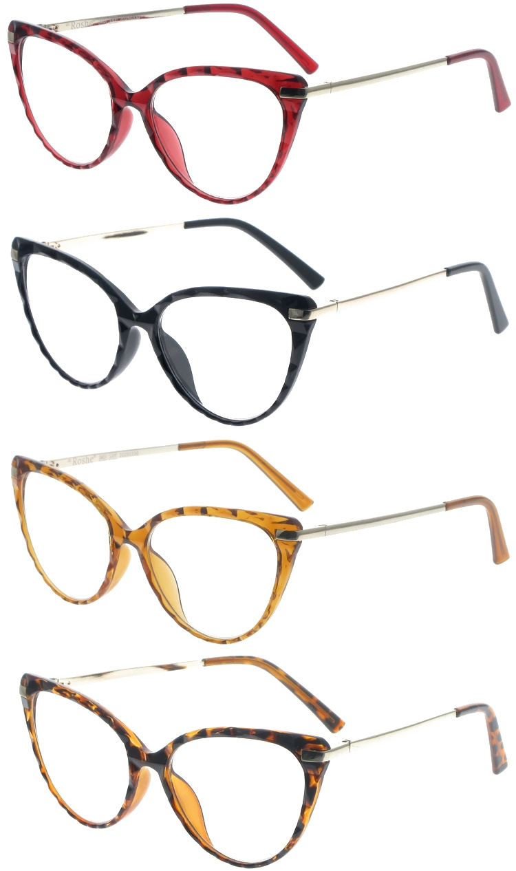 DRP317019 Cateye Frame Reading Glasses With Metal Hinge (2)