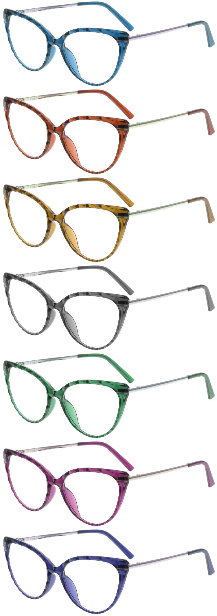 DRP317019 Cateye Frame Reading Glasses With Metal Hinge (3)