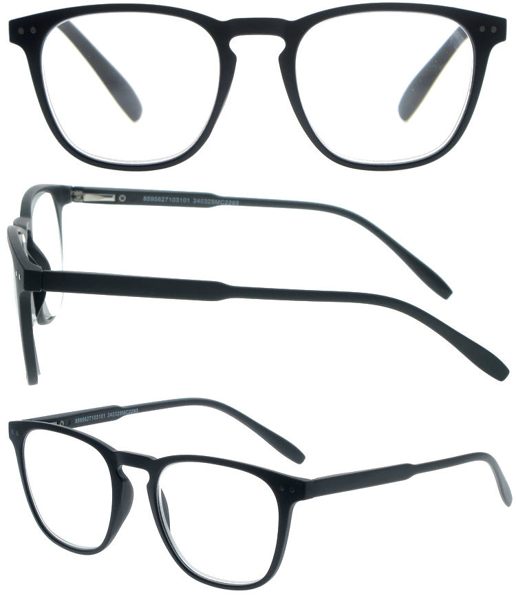 DRP317020 Oversize Square Frame Reading Glasses with More Color (1)