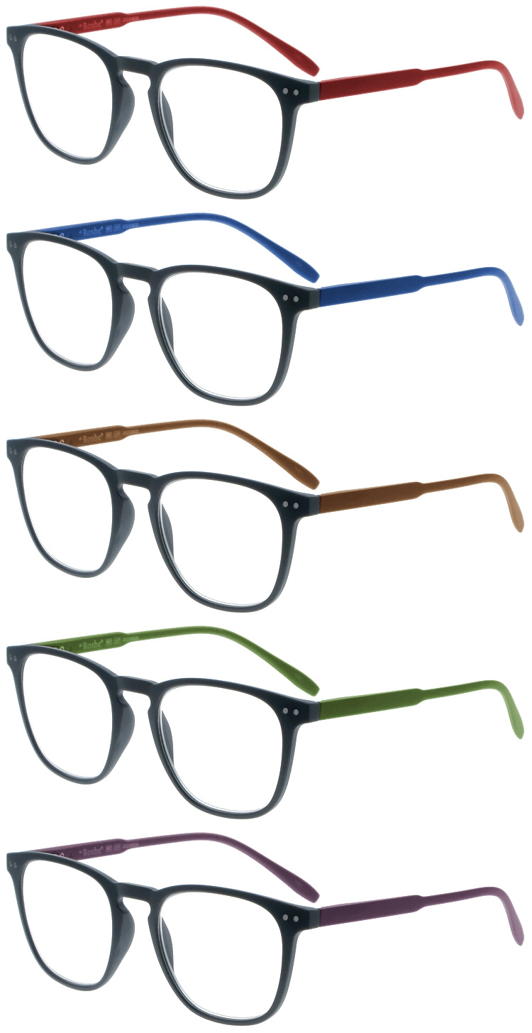 DRP317020 Oversize Square Frame Reading Glasses with More Color (3)