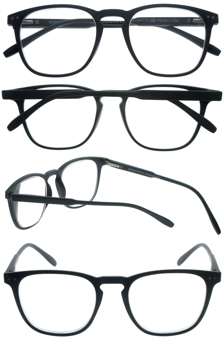 DRP317020 Oversize Square Frame Reading Glasses with More Color (4)