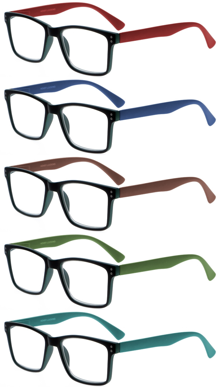 DRP317021 Classic Design Reading Glasses With Custom Logo Print (3)